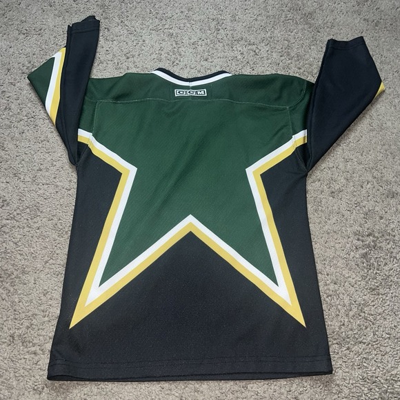Dallas Stars CCM Youth Hockey Medium NHL Jersey, Stitched, Patched - Picture 5 of 5